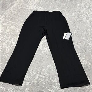 Black Wide-Leg Pants